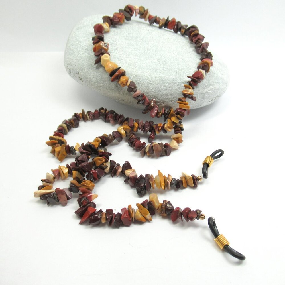 Chip strand eye glass holder